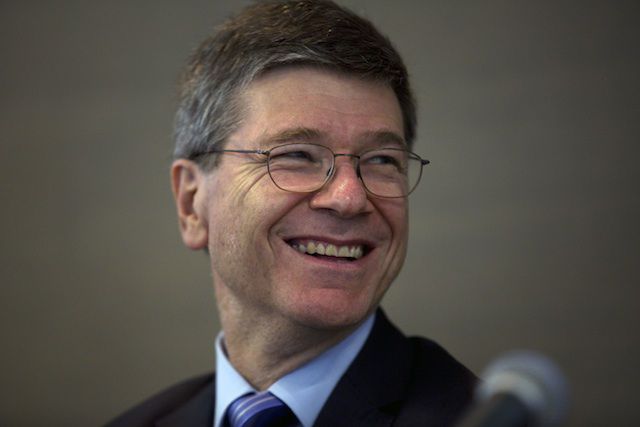 Jeffrey Sachs, not thinking about Wall Street's unchecked criminal behavior
